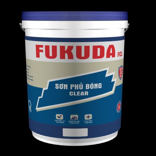 FUKUDA - CLEAR: Sơn phủ bóng
