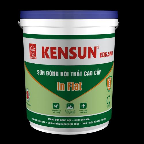 KENSUN - IN FLAT: Sơn bóng nội thất cao cấp