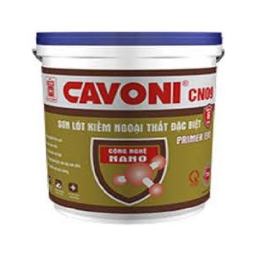 CAVONI  – PRIMER EXT: Sơn lót kiềm ngoại thất đặc biệt công nghệ NANO. 